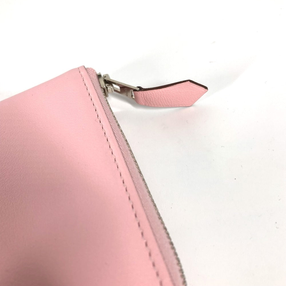 HERMES Long Wallet Purse Swift pink Long wallet Azap Long Women Used