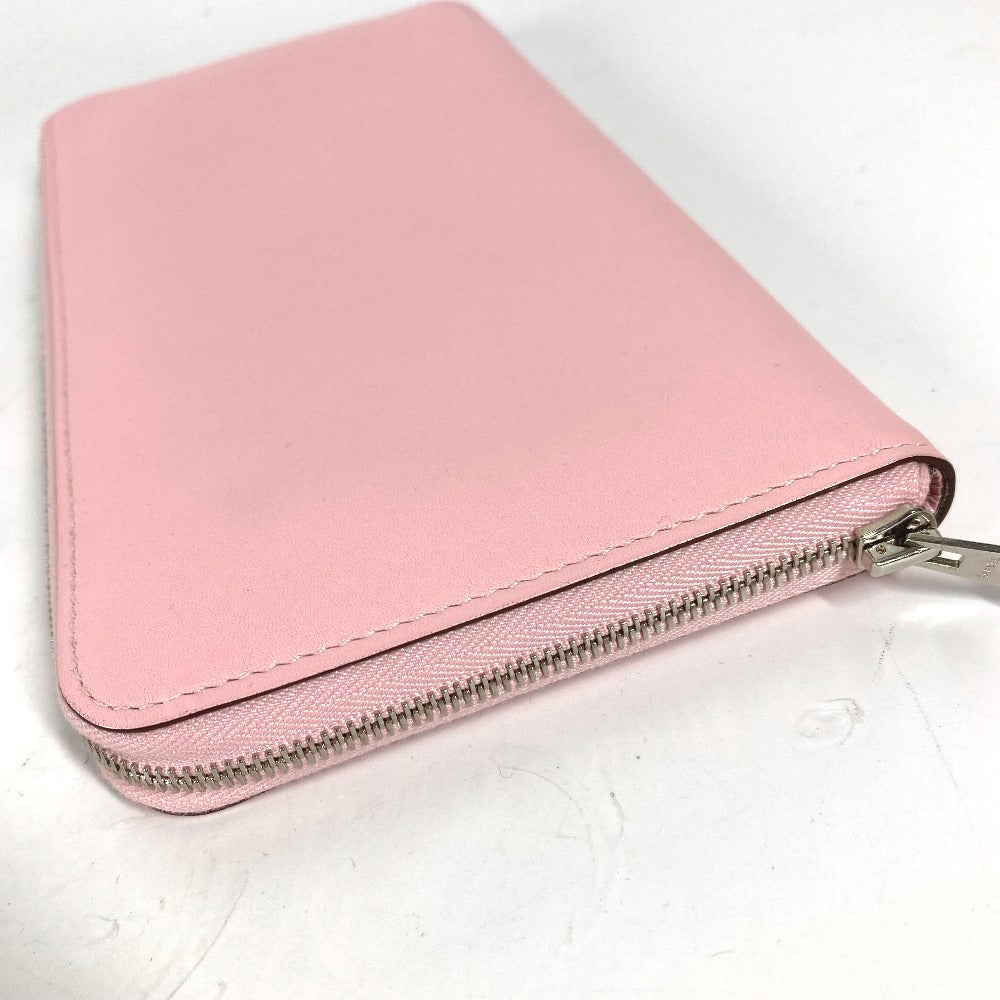 HERMES Long Wallet Purse Swift pink Long wallet Azap Long Women Used