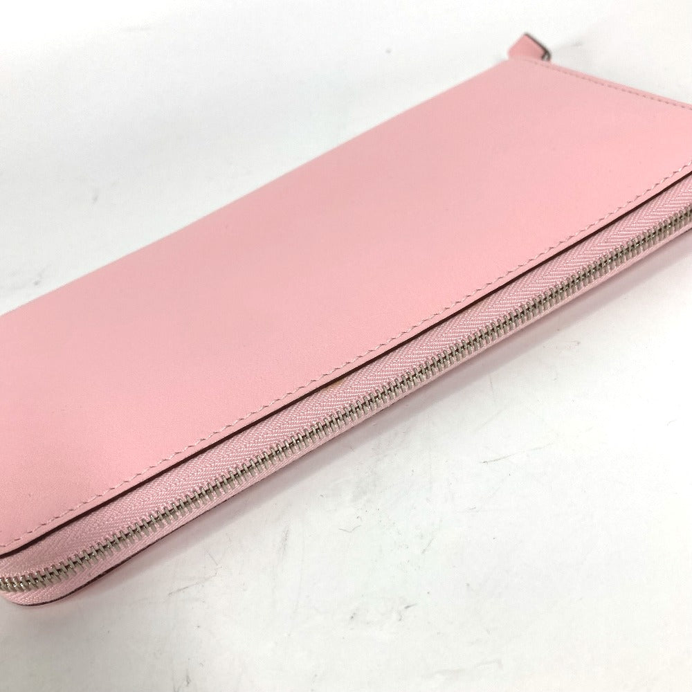 HERMES Long Wallet Purse Swift pink Long wallet Azap Long Women Used