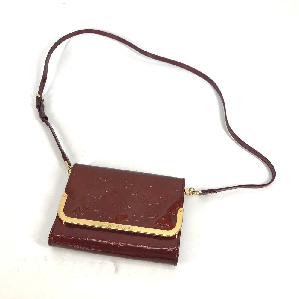 LOUIS VUITTON Clutch bag M91547 Monogram Vernis purple Monogram Vernis Rossmore PM