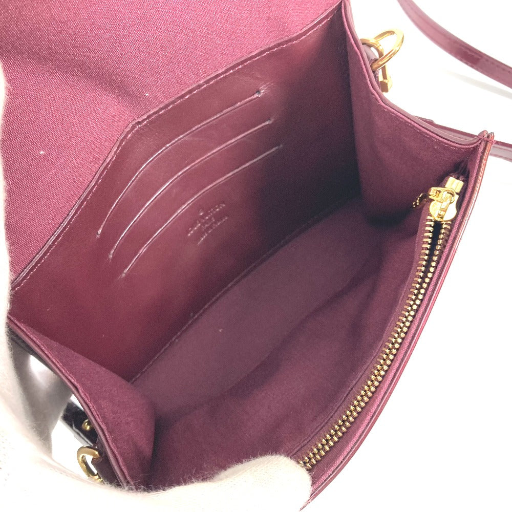 LOUIS VUITTON Clutch bag M91547 Monogram Vernis purple Monogram Vernis Rossmore PM
