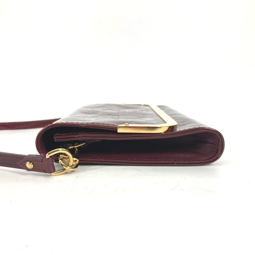 LOUIS VUITTON Clutch bag M91547 Monogram Vernis purple Monogram Vernis Rossmore PM