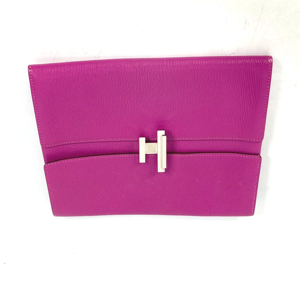HERMES Clutch bag Shave pink flap cinematic Women Used