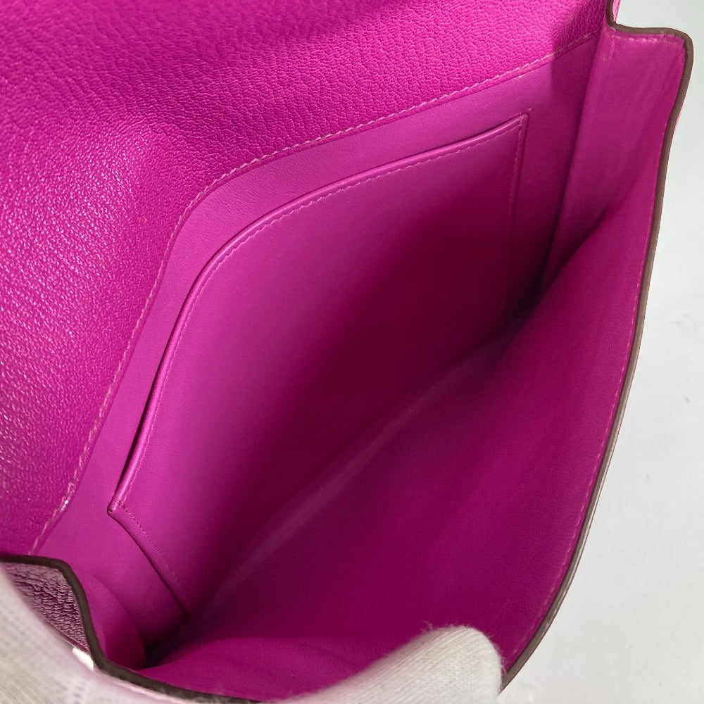 HERMES Clutch bag Shave pink flap cinematic Women Used