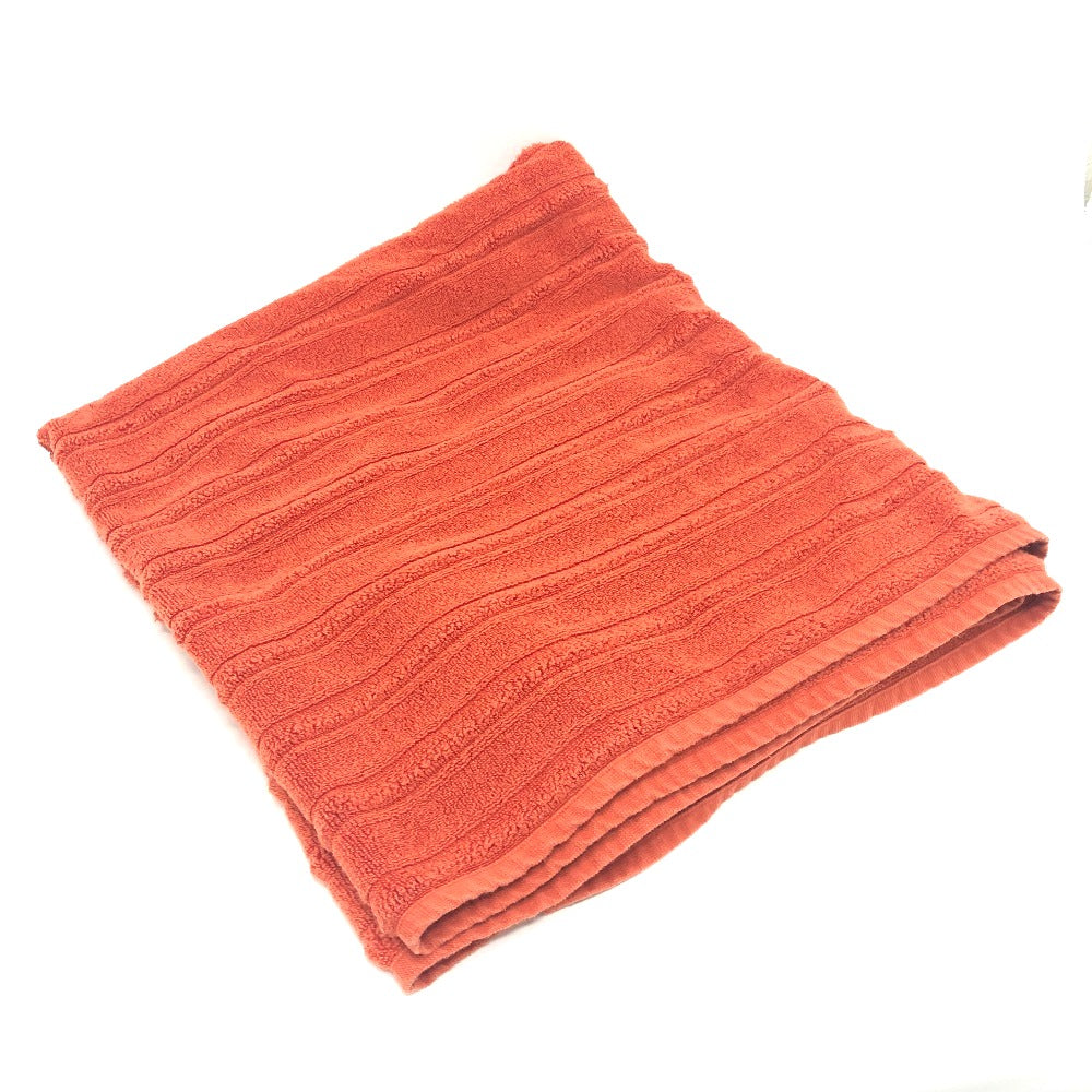 HERMES towel cotton Orange labyrinth