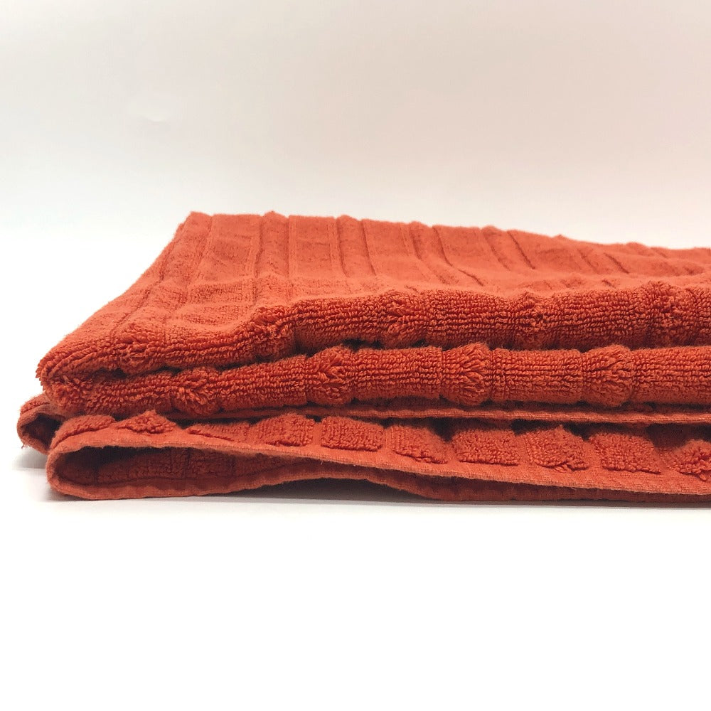 HERMES towel cotton Orange labyrinth