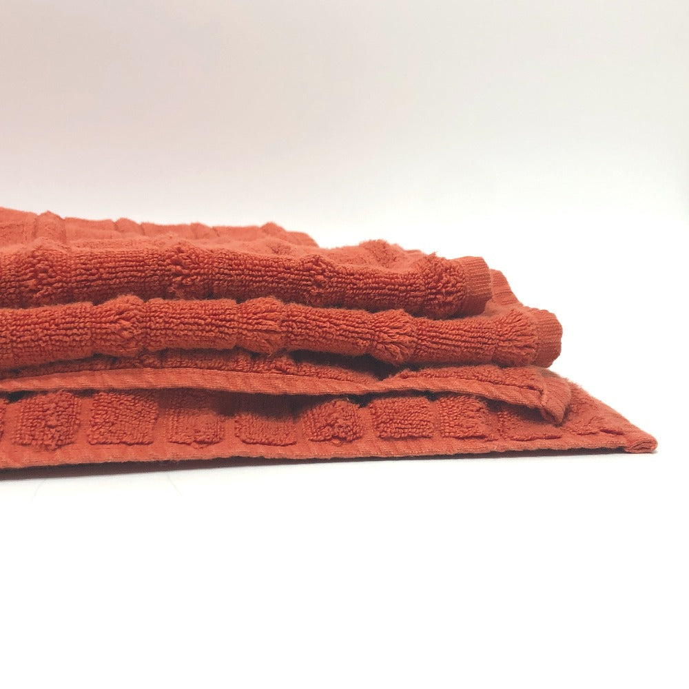 HERMES towel cotton Orange labyrinth