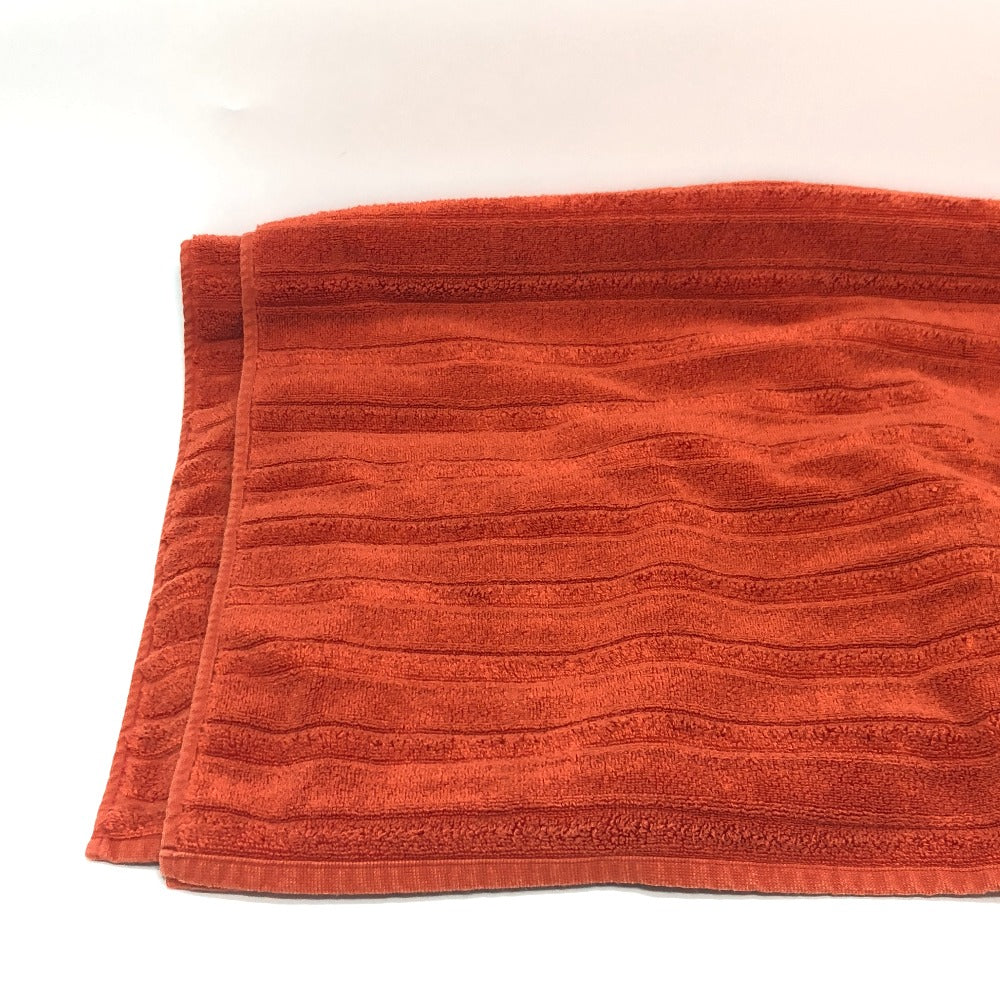 HERMES towel cotton Orange labyrinth
