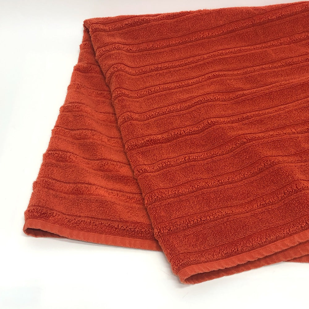 HERMES towel cotton Orange labyrinth