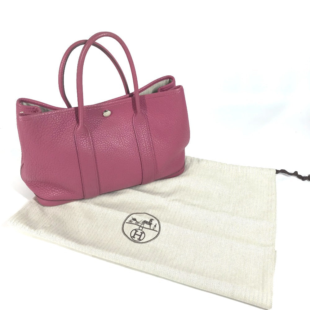 HERMES Tote Bag Negonda Purple type Bag Garden party TPM Women Used