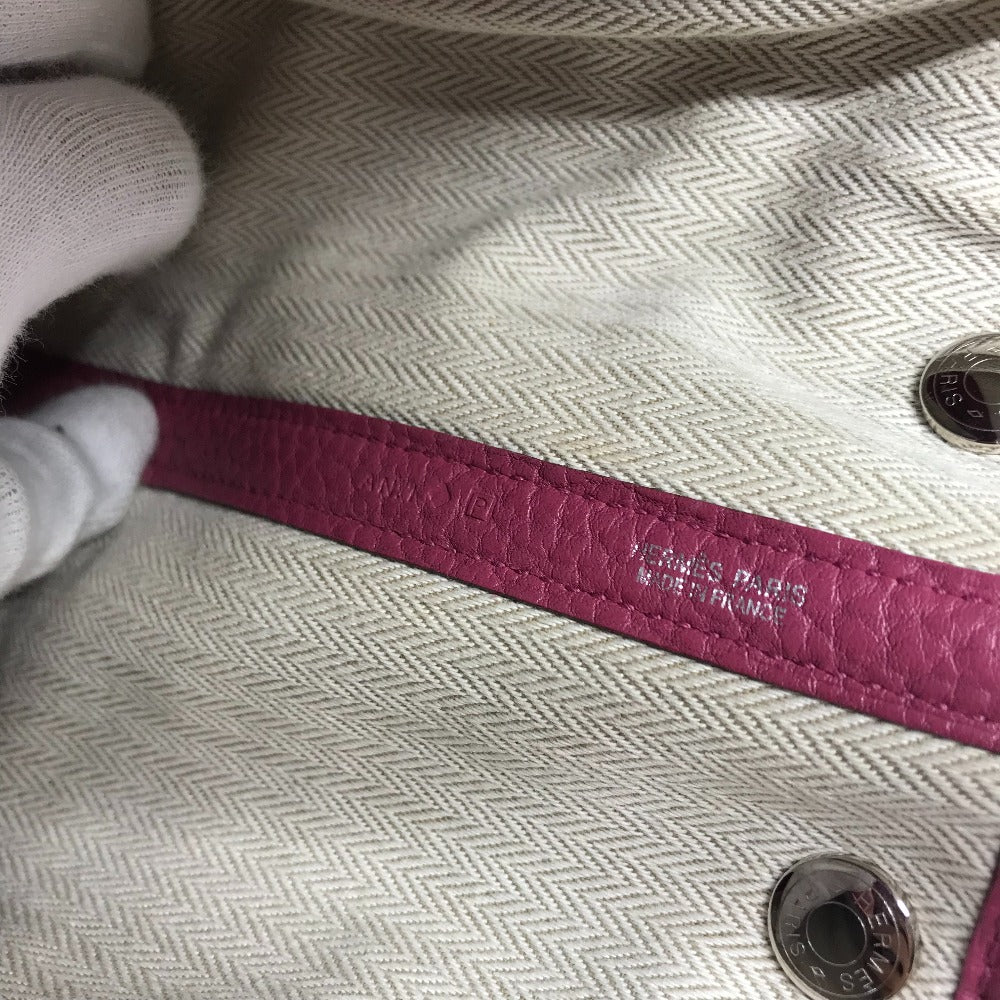 HERMES Tote Bag Negonda Purple type Bag Garden party TPM Women Used