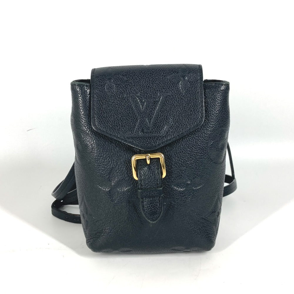 LOUIS VUITTON Backpack M80596 Monogram Ann Platt Leather black Monogram Ann Platt Tiny Backpack