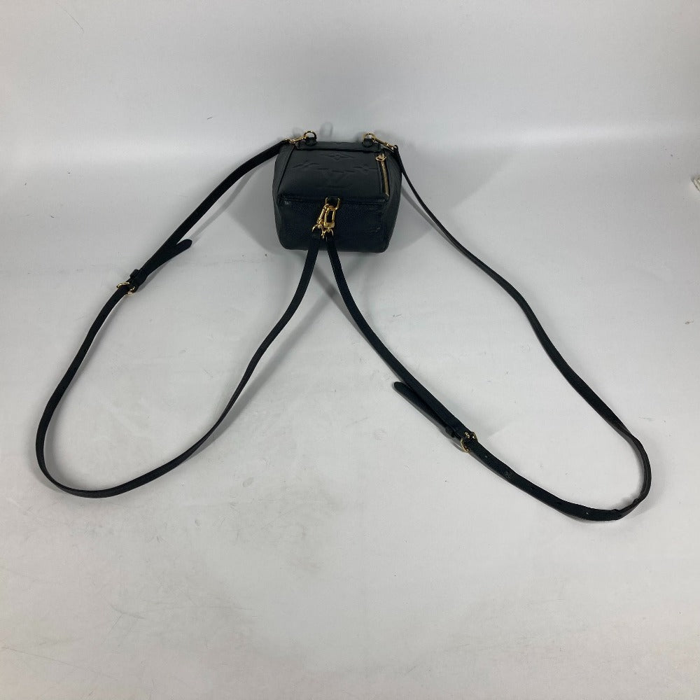 LOUIS VUITTON Backpack M80596 Monogram Ann Platt Leather black Monogram Ann Platt Tiny Backpack
