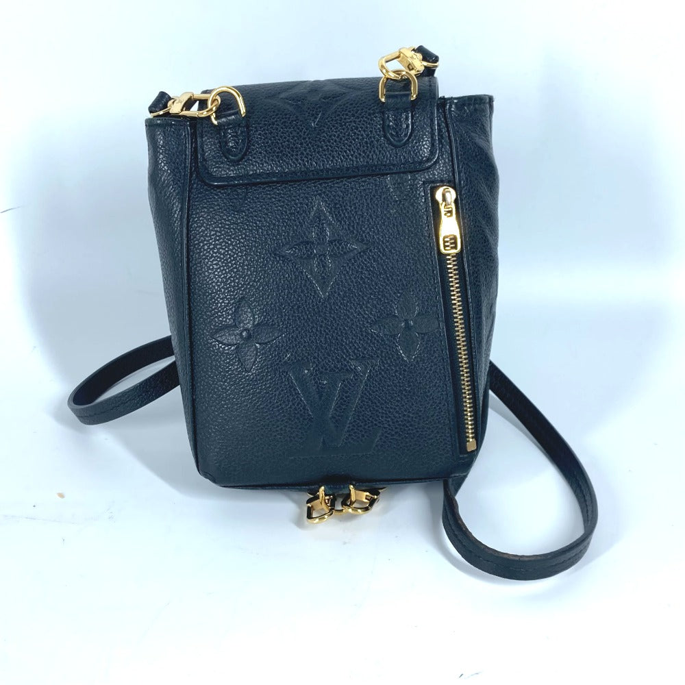 LOUIS VUITTON Backpack M80596 Monogram Ann Platt Leather black Monogram Ann Platt Tiny Backpack