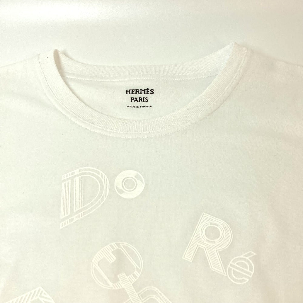 HERMES one piece cotton white apparel De Re Boucle Women 42 Used