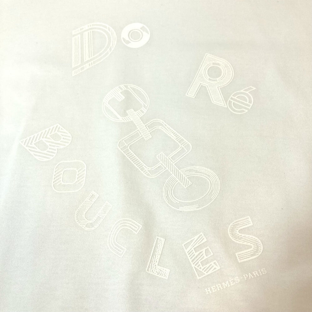 HERMES one piece cotton white apparel De Re Boucle Women 42 Used