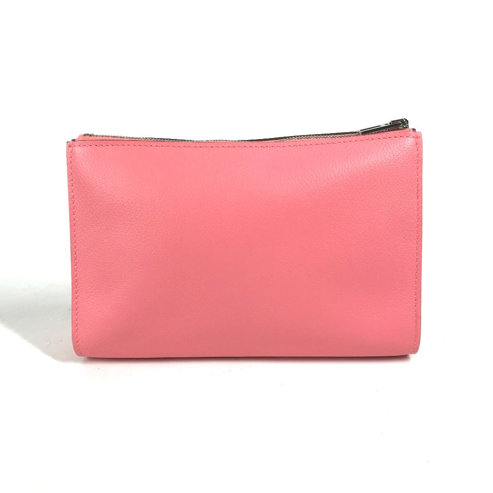 HERMES Pouch Evercolor pink Makeup pouch Zip Angor PM Women Used