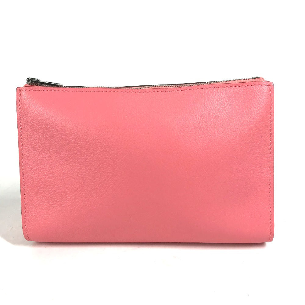 HERMES Pouch Evercolor pink Makeup pouch Zip Angor PM Women Used
