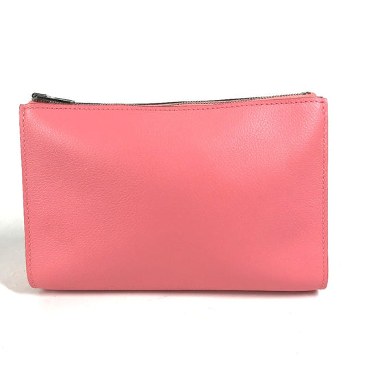 HERMES Pouch Evercolor pink Makeup pouch Zip Angor PM Women Used