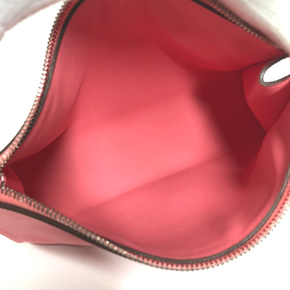 HERMES Pouch Evercolor pink Makeup pouch Zip Angor PM Women Used