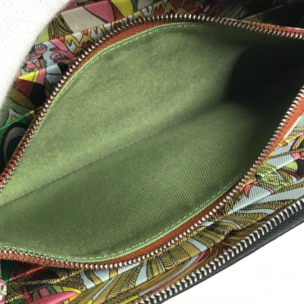 HERMES Long Wallet Purse Epsom black Long wallet Azap Long Silk Inn Women Used