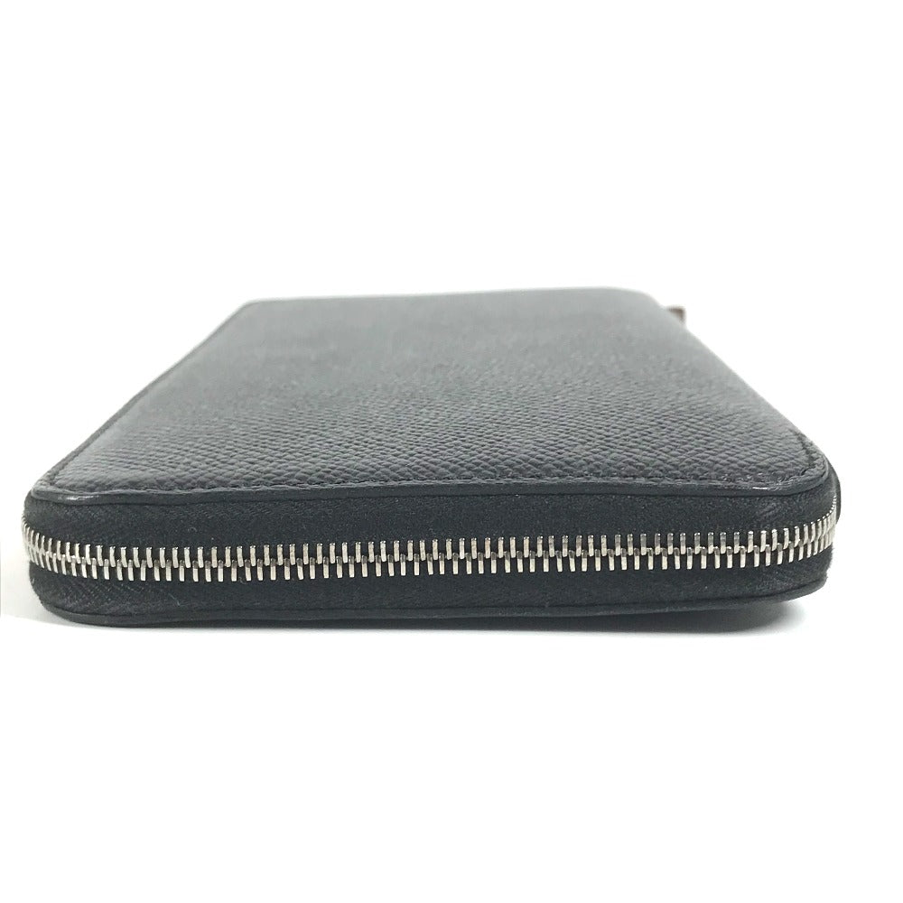 HERMES Long Wallet Purse Epsom black Long wallet Azap Long Silk Inn Women Used