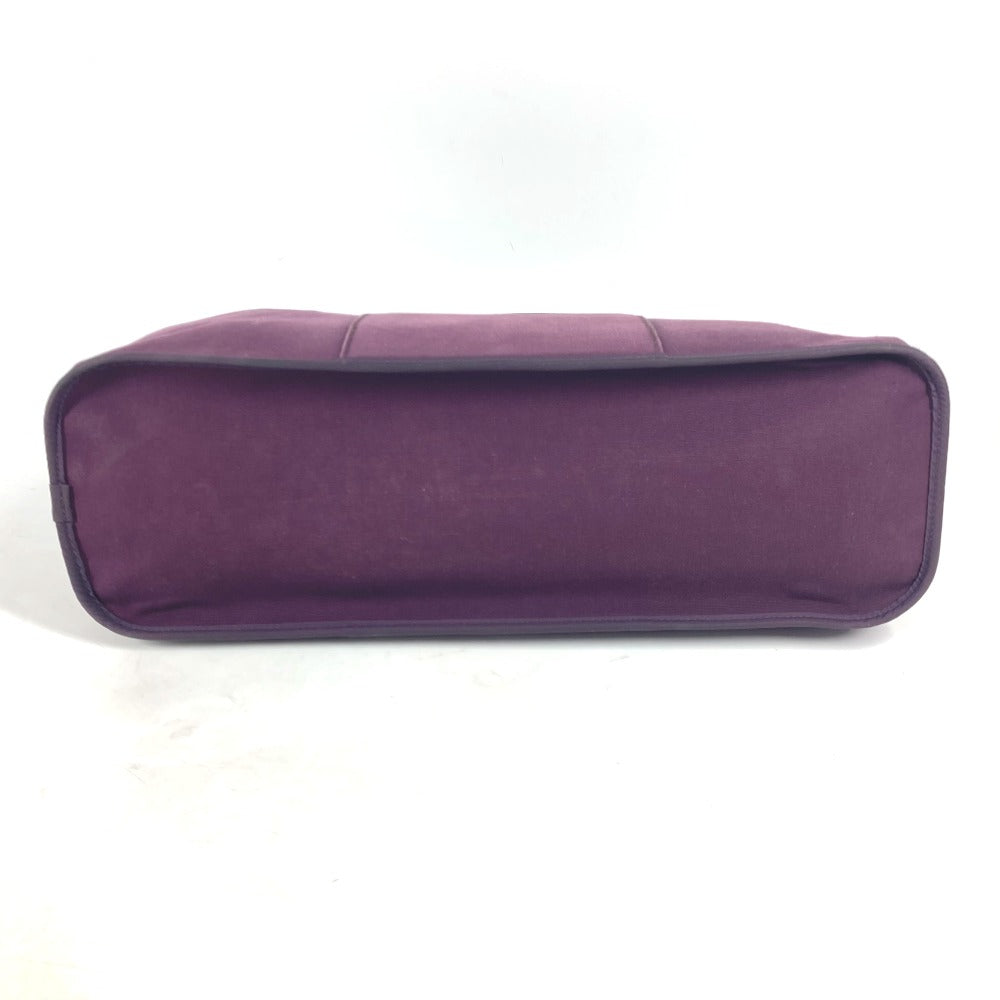 HERMES Tote Bag Leather / canvas purple Kabak Elan PM Women Used