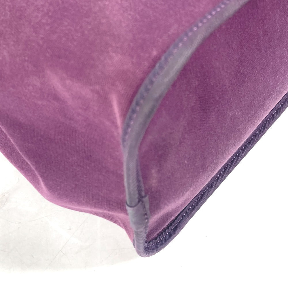 HERMES Tote Bag Leather / canvas purple Kabak Elan PM Women Used