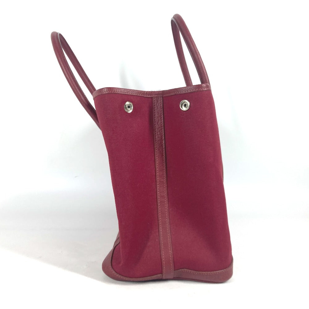 HERMES Shoulder Bag Toile Officier, Negonda Red Garden party PM Women Used