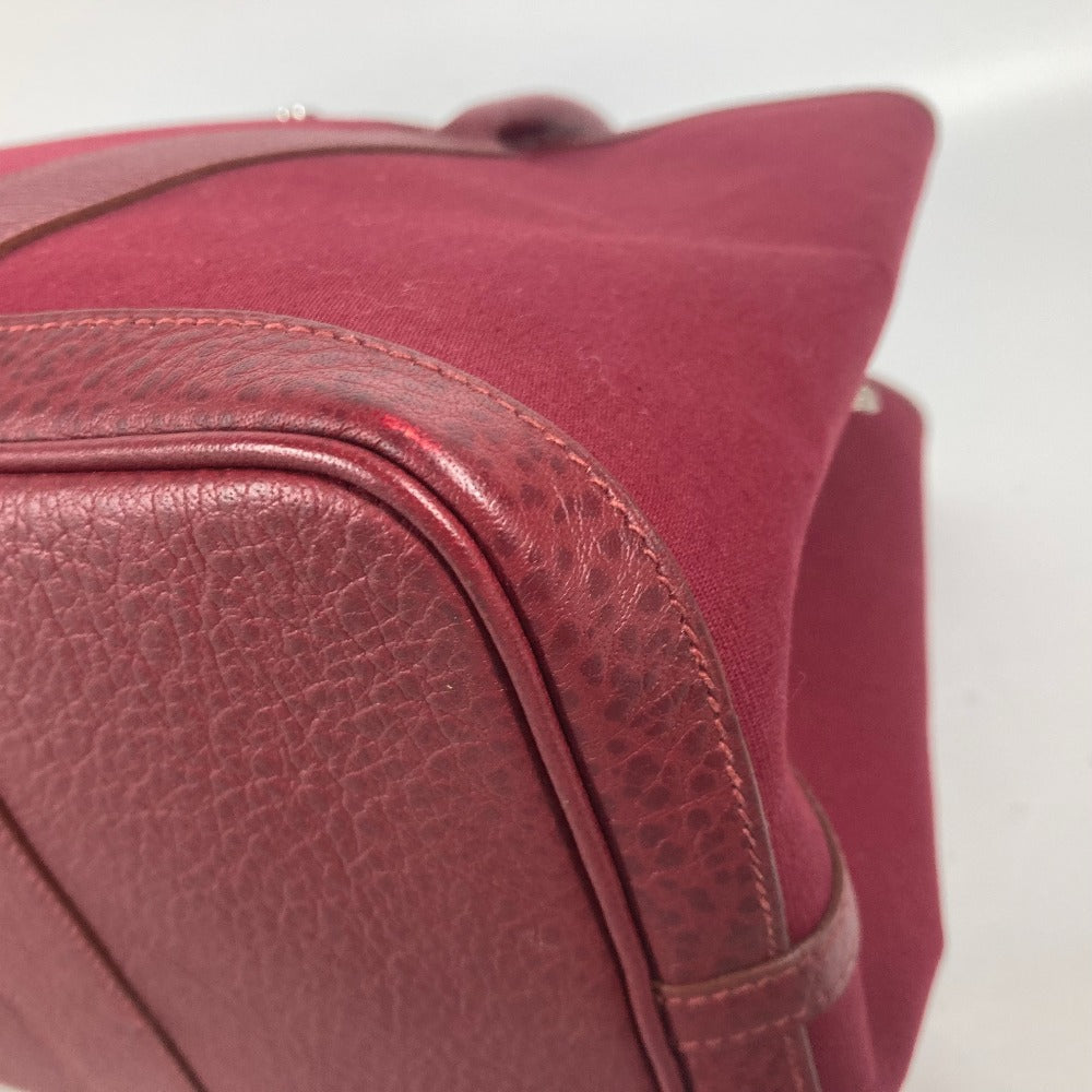 HERMES Shoulder Bag Toile Officier, Negonda Red Garden party PM Women Used