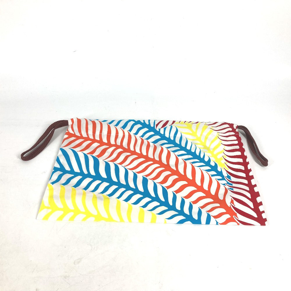 HERMES Pouch silk multicolor purse Bulk Pouch Women Used