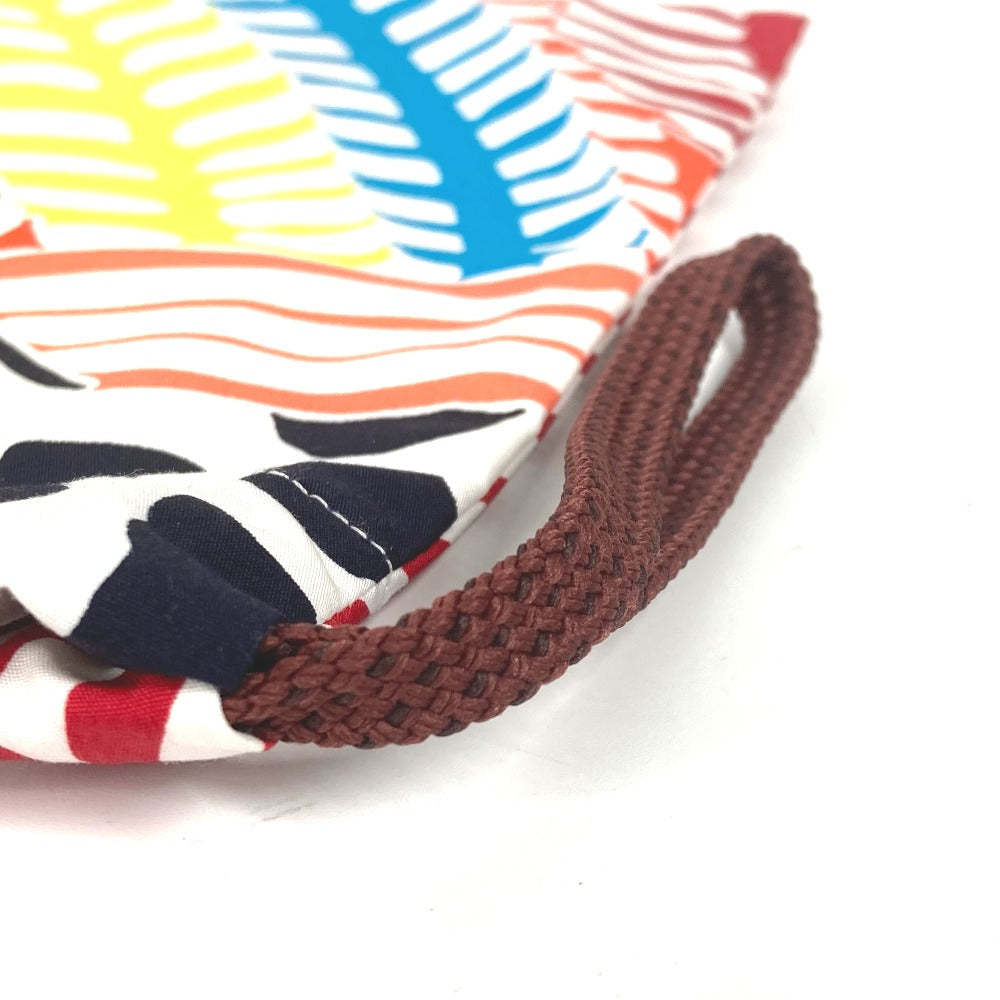 HERMES Pouch silk multicolor purse Bulk Pouch Women Used