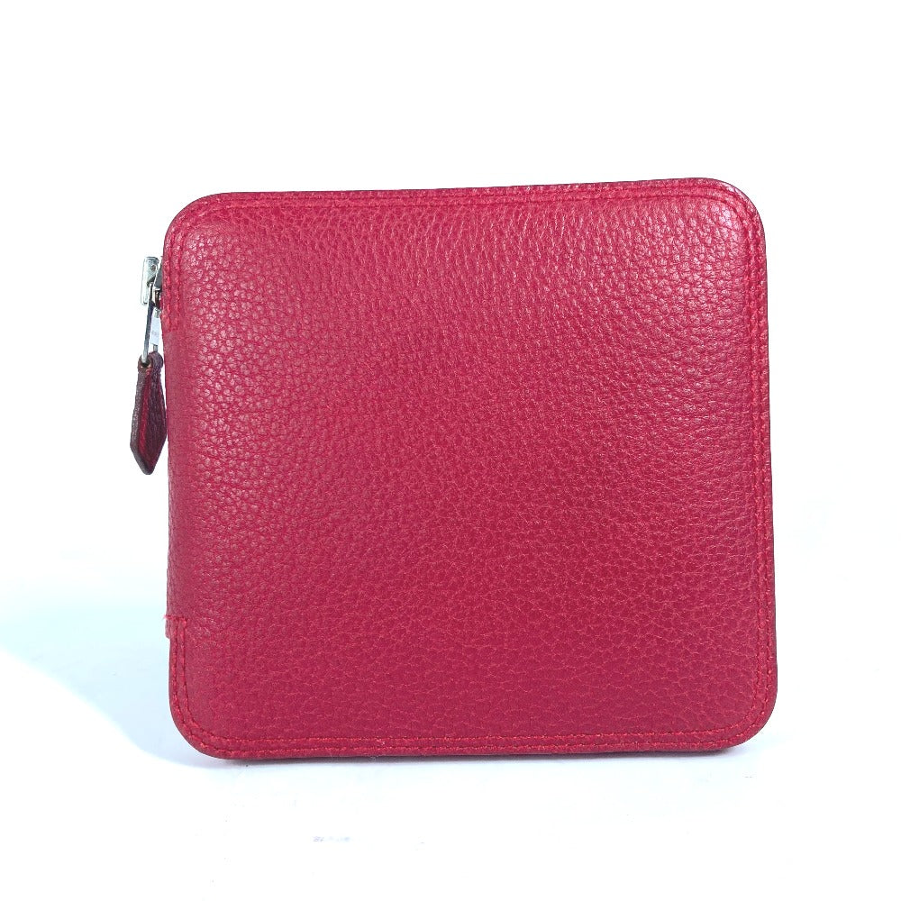HERMES Handbag Buffel skipper Red Bags Eco Bags Folding Silky pop Women Used