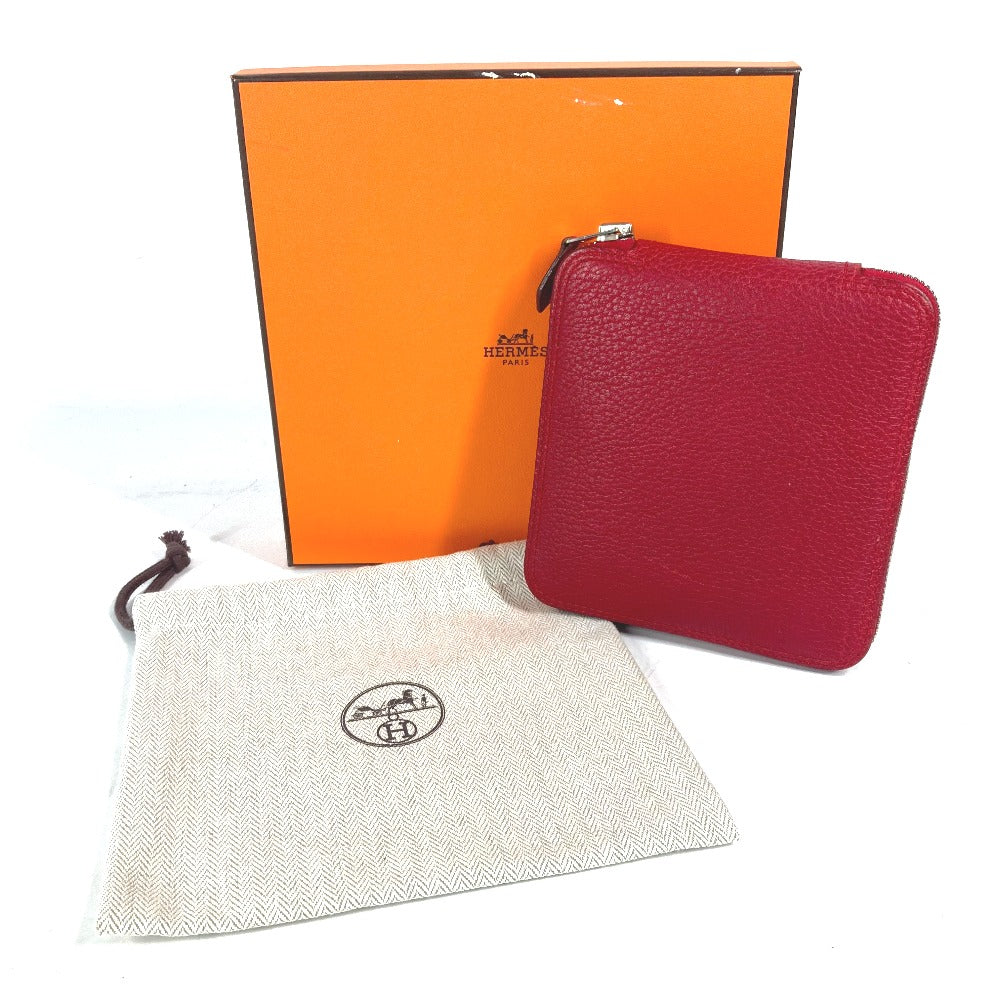 HERMES Handbag Buffel skipper Red Bags Eco Bags Folding Silky pop Women Used