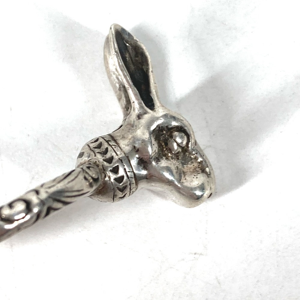 GUCCI Ring SV925 Silver Rabbit Anger Forest Rabbit Head mens 16 Used