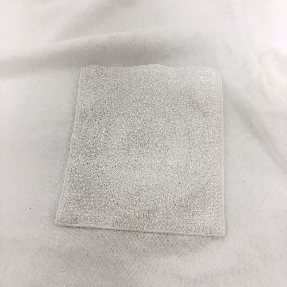 HERMES Short sleeve T-shirt cotton white Embroidered Mosaic H Logo Pocket Women 34 Used