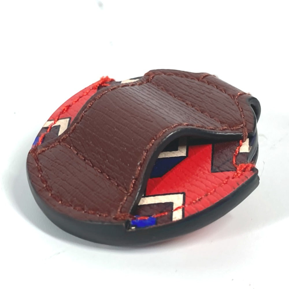GUCCI charm leather Red AirTag holder AirTag unisex(Unisex) Used