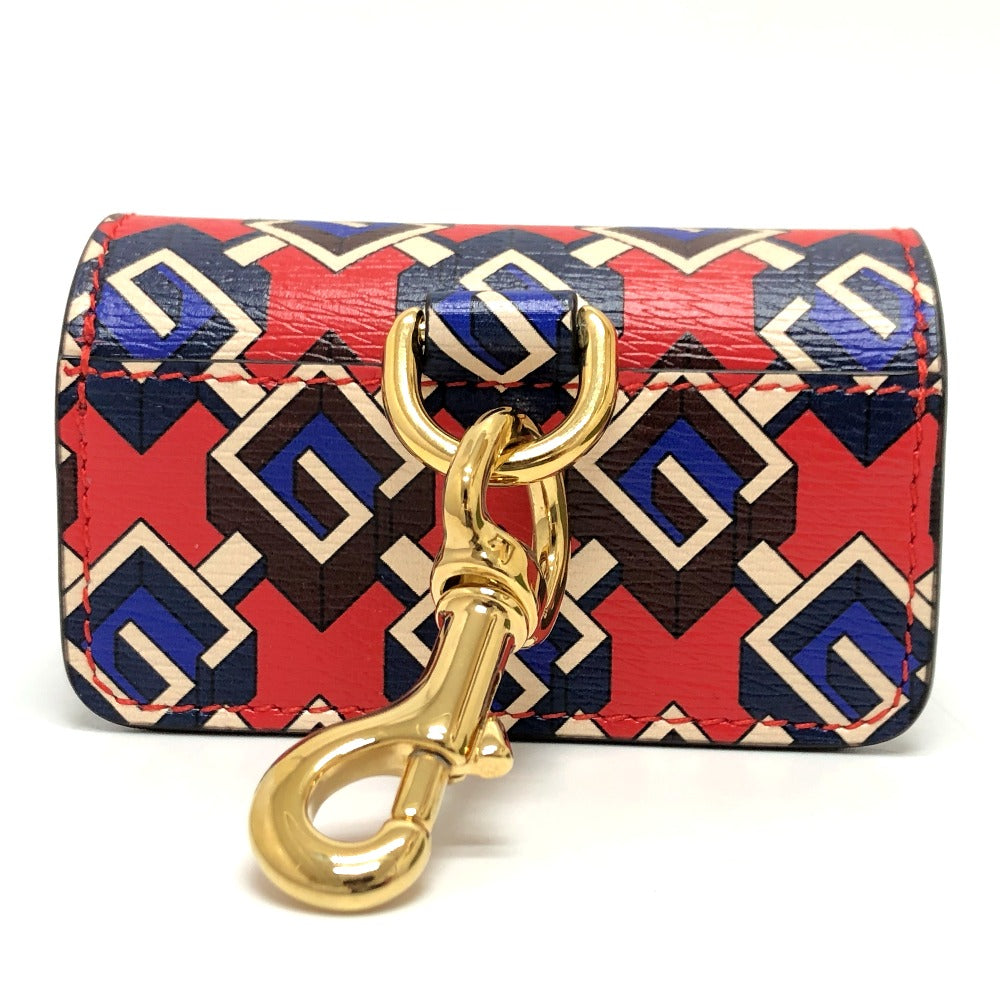 GUCCI key ring 692957 leather Red Pets GG Etiquette Bag Holder unisex(Unisex) Used