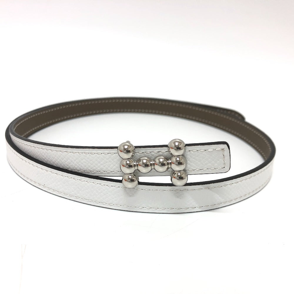 HERMES belt Epsom, Swift gray bubble Women 75 Used