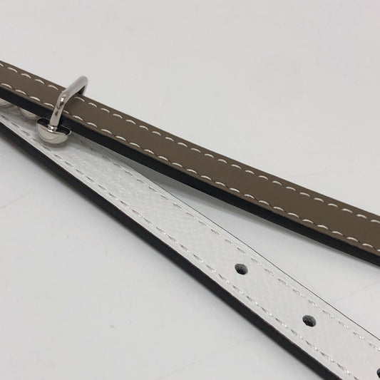 HERMES belt Epsom, Swift gray bubble Women 75 Used
