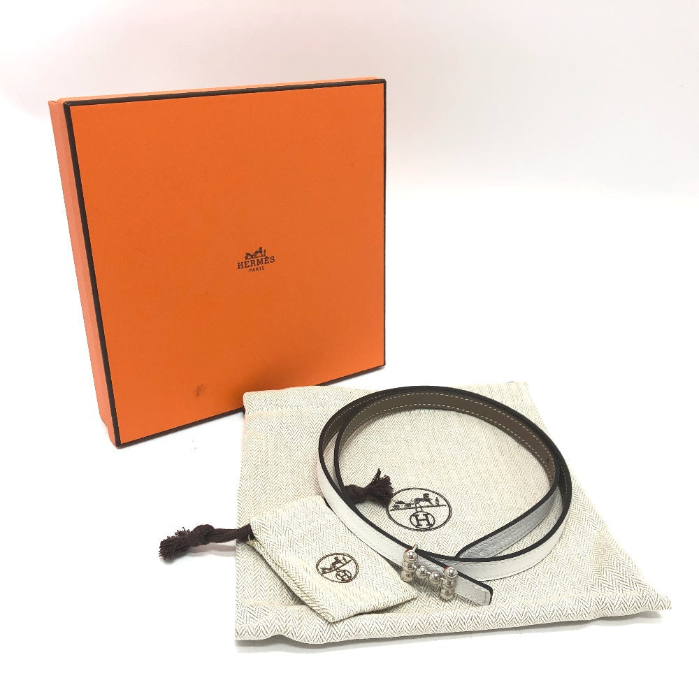 HERMES belt Epsom, Swift gray bubble Women 75 Used