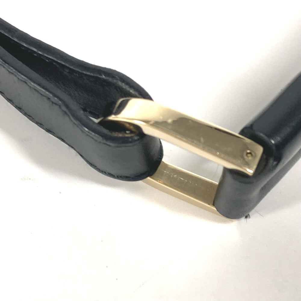 GUCCI Shoulder Bag 001 4286 Leather / canvas black Bucket Bucket GG