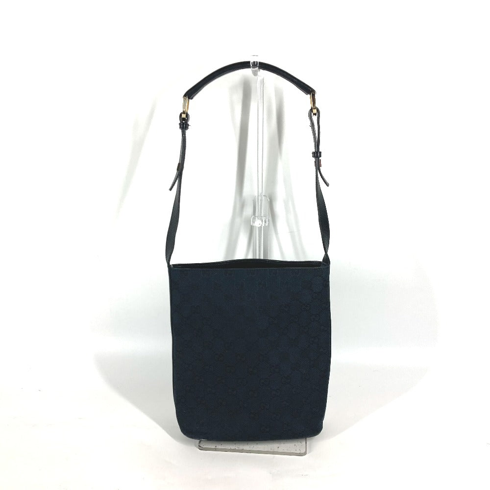GUCCI Shoulder Bag 001 4286 Leather / canvas black Bucket Bucket GG