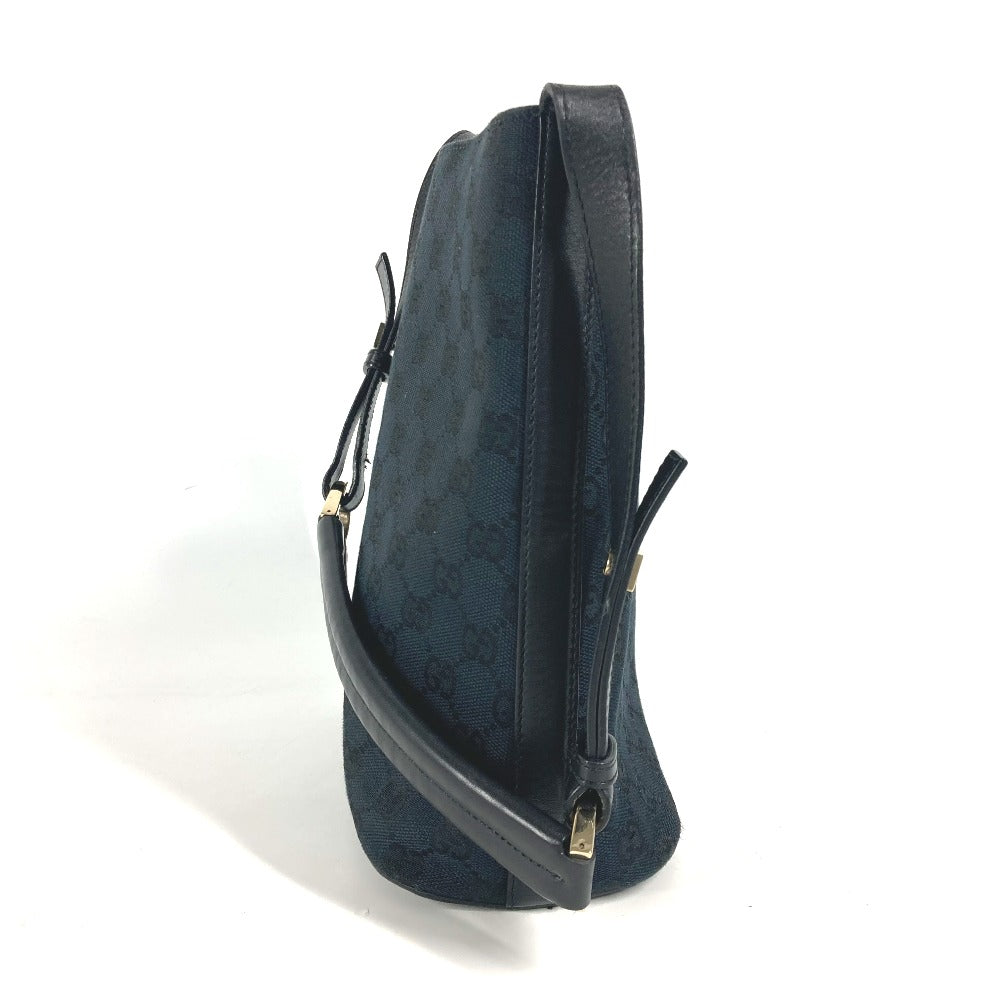 GUCCI Shoulder Bag 001 4286 Leather / canvas black Bucket Bucket GG