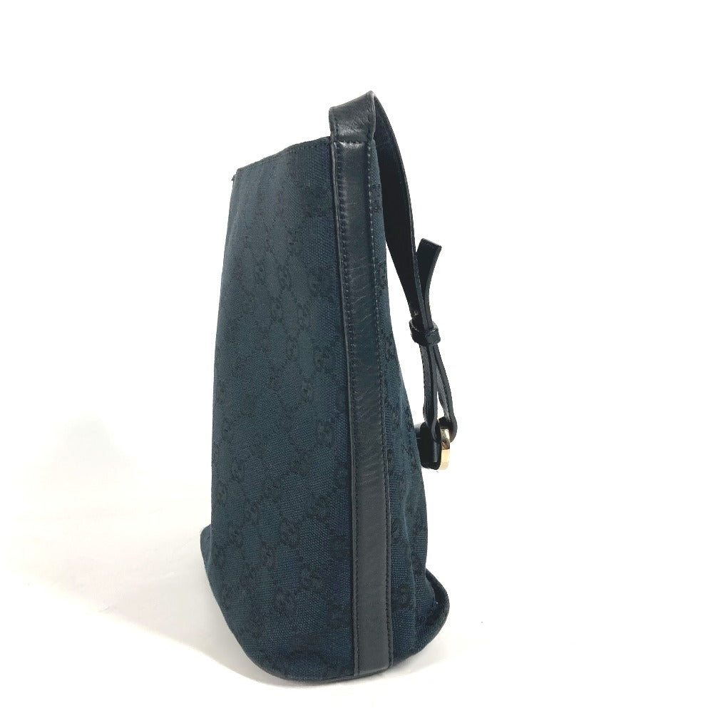GUCCI Shoulder Bag 001 4286 Leather / canvas black Bucket Bucket GG