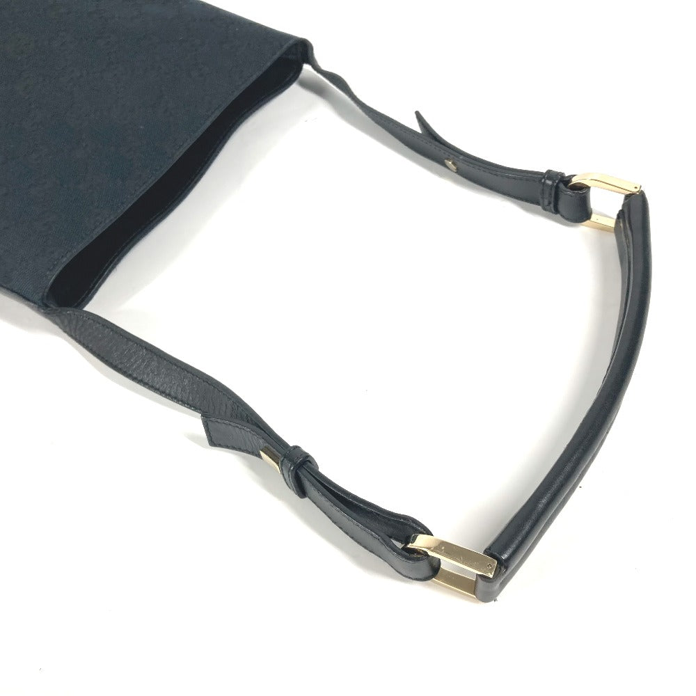 GUCCI Shoulder Bag 001 4286 Leather / canvas black Bucket Bucket GG