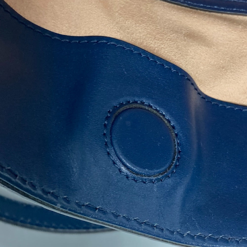 GUCCI Handbag 428226 Sima leather blue Signature Guccisima GG mens Used