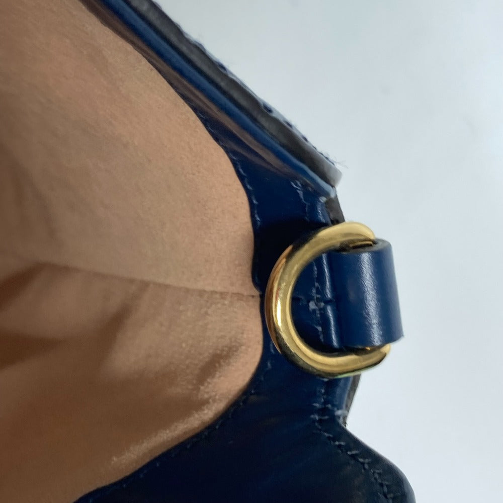 GUCCI Handbag 428226 Sima leather blue Signature Guccisima GG mens Used