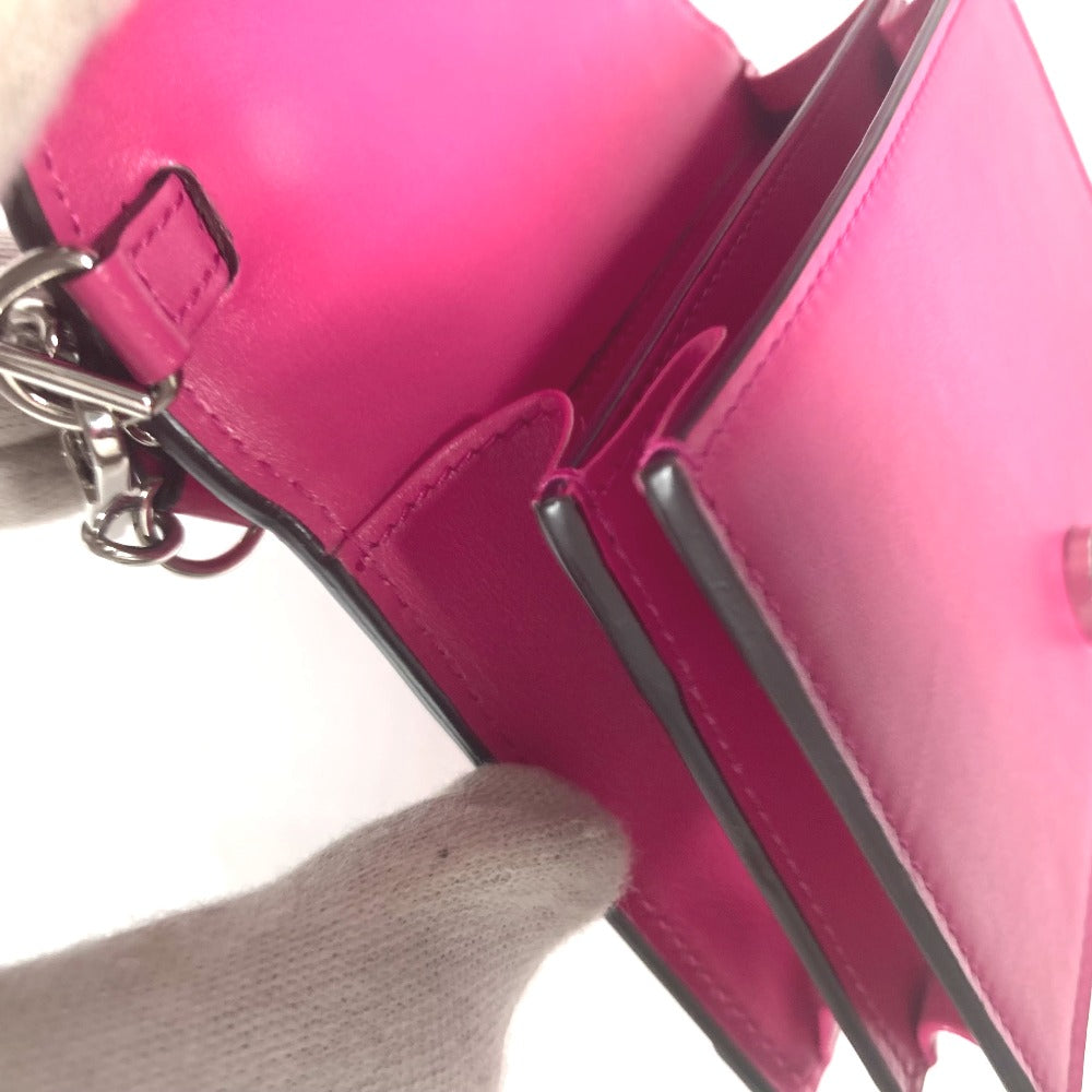 GUCCI Shoulder Bag 723777 Leather / nylon pink GG matelasse quilting Women Used