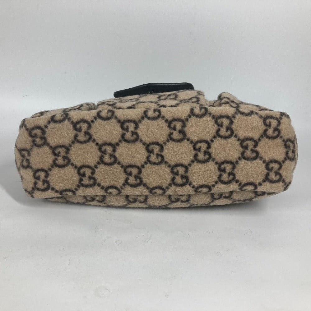 GUCCI Handbag 628159 Wool, Leather beige Chilled license GG Kids Used